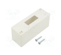 Enclosure: for modular components; IP30; white; No.of mod: 2; IK07 | SCHNEIDER-13392  | 13392