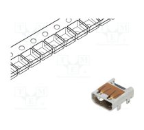 Connector: HDMI; socket; PIN: 19; selectively gold plated; SMT | 10118242-001RLF  | 10118242-001RLF