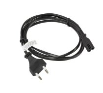 Lanberg CA-C7CA-10CC-0018-BK power cable Black 1.8 m C7 coupler CEE7/16 | CA-C7CA-10CC-0018-BK  | 5901969409802 | KZALAEKAB0007