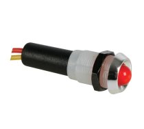 LED LAMP 5V RED - CHROME HOUSING | 5VCR  | 5410329253844