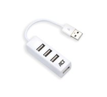 USB 2.0 hub mini 4-port white | ACTAC6200  | 8716065490954