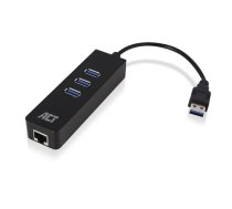 USB 3.2 Gen1 hub 3 port with Gigabit network port | ACTAC6310  | 8716065491005