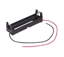 BATTERY HOLDER FOR 1 x LITHIUM 18650 CELL (WITH LEADS) | BH18650-1