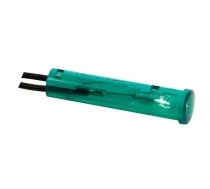 ROUND 7mm PANEL CONTROL LAMP 12V GREEN | CRAF012V  | 5410329254117