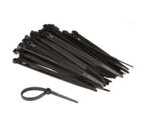 NYLON CABLE TIE SET - 4.6 x 120 mm - BLACK (100 pcs) | ECTB120  | 5410329433086