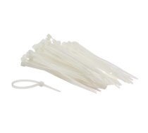 NYLON CABLE TIE SET - 2.5 x 100 mm - WHITE (100 pcs) | ECTW100  | 5410329369682