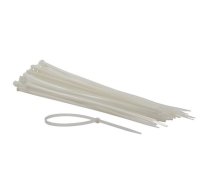 NYLON CABLE TIE SET - 4.8 x 300 mm - WHITE (100 pcs) | ECTW300  | 5410329369712