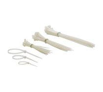 NYLON CABLE TIE SET - MULTIPLE SIZES - WHITE (75 pcs) | ECTWMIX  | 5410329369668