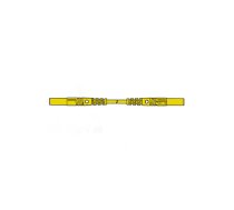 CONTACT PROTECTED INJECTION-MOULDED MEASURING LEAD 4mm 25cm / YELLOW (MLB/GG-SH 25/1) | HM0431S25  | 5410329734213