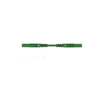 CONTACT PROTECTED INJECTION-MOULDED MEASURING LEAD 4mm 100cm / GREEN (MLB/GG-SH 100/1) | HM0441S100  | 4002044184452