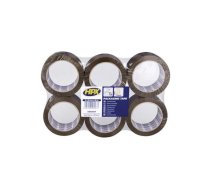 Packaging tape flatpack 6 rolls - brown 50mm x 66m | HPXVB5066P  | 5407004561677