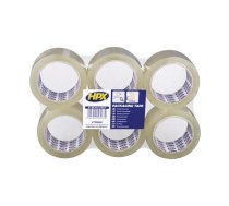 Packaging tape flatpack 6 rolls - transparent 50mm x 66m | HPXVT5066P  | 5407004561639