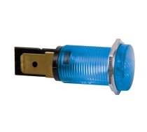 ROUND 14mm PANEL CONTROL LAMP 12V BLUE | HRJC012B  | 5410329255404