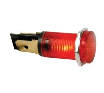 ROUND 14mm PANEL CONTROL LAMP 12V RED | HRJC012R  | 5410329255428