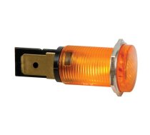 ROUND 14mm PANEL CONTROL LAMP 220V AMBER | HRJC220A  | 5410329255442