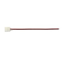 CABLE WITH 1 PUSH CONNECTOR FOR FLEXIBLE LED STRIP - 10 mm MONO COLOUR | LCON28  | 5410329603526