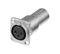 NEUTRIK - XLR FEMALE-MALE FEEDTHROUGH ADAPTER FOR PANEL MOUNT | NA3FDM  | 7613187002199