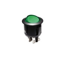 ILLUMINATED ROCKER SWITCH  - GREEN - DPST/ON-OFF | R13244BG  | 5410329366384