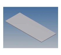 ALUMINIUM PANEL FOR 10001 / MC 11 - SILVER - 77 x 31 x 1 mm | TKAPP11.1  | 8018340013019