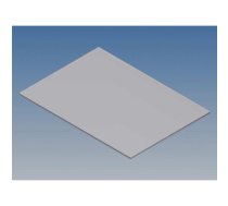 ALUMINIUM PANEL FOR 10003 / MC 22 - SILVER - 77 x 55 x 1 mm | TKAPP22.1  | 8018340013217