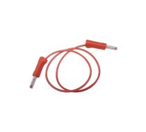 CABLE WITH BANANA PLUGS / RED 50 cm | TLM27R  | 5410329239961