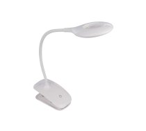 RECHARGEABLE LED TABLE LAMP WITH CLIP - DIMMABLE - 20 LEDs - WHITE | VTLLAMP15  | 5410329685553