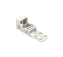 MOUNTING CARRIER - FOR 2-CONDUCTOR TERMINAL BLOCKS - 221 SERIES - 4 mm² - WITH SNAP-IN MOUNTING FOOT FOR HORIZONTAL MOUNTING - WHITE | WG221512  | 5410329716004