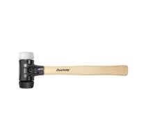 Wiha Soft-faced hammer Safety medium soft/very hard with hickory wooden handle, round hammer face (26659) 50 mm | WH26659  | 4010995266592