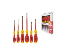 Wiha Screwdriver set SoftFinish® electric slimFix Slotted, Phillips 6-pcs. (35389) | 35389  | 4010995353896