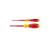 Wiha Screwdriver set SoftFinish® electric slimFix Slotted, PlusMinus/Pozidriv, 2-pcs. in blister pack (36333) | WH36333  | 4010995363338