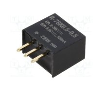 Converter: DC/DC; Uin: 8÷36V; Uout: 6.5VDC; Iout: 500mA; SIP3; THT | R-78K6.5-0.5  | R-78K6.5-0.5