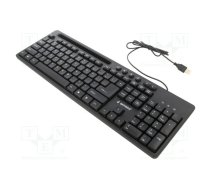 Gembird Multimedia Keyboard with Phone Stand Black | KB-UM-108 | KB-UM-108