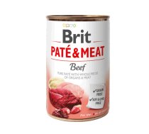 BRIT Paté & Meat with Beef - wet dog food - 400g | DLZRITKMP0039 | 8595602557400 | DLZRITKMP0039