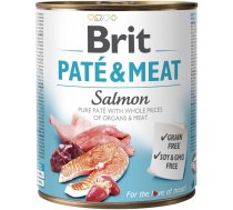 BRIT Paté & Meat with Salmon - wet dog food - 800g | DLZRITKMP0047 | 8595602557554 | DLZRITKMP0047