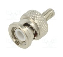 Connector: BNC; plug; male; straight; 50Ω; RG174,RG316; crimped | R141-075-000  | R141-075-000