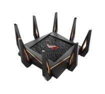 GT-AX11000 Tri-band WiFi Gaming Router | ROG Rapture | 802.11ax | 4804+1148 Mbit/s | 10/100/1000 Mbit/s | Ethernet LAN (RJ-45) ports 4 | Mesh Support Yes | MU-MiMO No | No mobile broadband | Antenna type 8xExternal | 2 x USB 3.1 Gen 1 | month(s) | 90IG04H