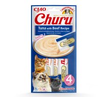 INABA Churu Tuna with Beef Recipe - cat treats - 4x14 g | EU110 | 8859387701770 | DLKIBNPRZ0016
