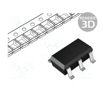 IC: voltage regulator; LDO,adjustable; -10÷-1.2V; 0.2A; SOT23-5 | TPS72301DBVR  | TPS72301DBVR