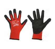 Protective gloves; Size: 9,L; black/red; Resistance to: cutting | MW-4932471421  | 4932471421