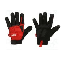 Protective gloves; Size: 10,XL; black/red; Resistance to: impact | MW-4932471910  | 4932471910