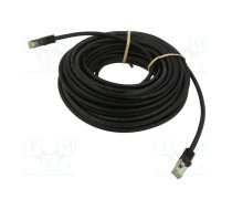 Patch cord; S/FTP; Cat 8.1; stranded; Cu; LSZH; black; 10m; 26AWG | S/FTP8.1-CU-100BK  | 61098