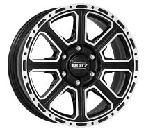 Dotz Kalahari dark Black/polished 8x18 6x139.7 ET35 CB67,1 Flat 1150 kg OKAGDBP35 | OKAGDBP35  | 4026569026240 | Kalahari dark