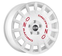 OZ Racing Rally Racing Race White Red Lettering 8x18 5x112 ET35 CB75,0 R12 650 kg W01A1220433 | W01A1220433  | 8027529129618 | Rally Racing