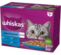 WHISKAS jelly sachets, flavours: White Fish, Cod, Salmon, Tuna - wet cat food - 12x85g | DLKWHSKAM0012 | 8410136025839 | DLKWHSKAM0012