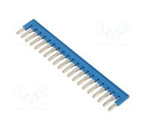 Comb bridge; ways: 20; blue; Width: 6mm; UL94V-0 | FBS20-6BU  | 3032208