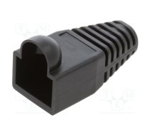 RJ45 plug boot; black | BM01060N  | BM01060N