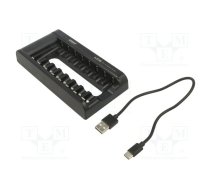Charger: for rechargeable batteries; Li-Ion; 1.5V; 5VDC | XTAR-LC8-1.5V  | XTAR LC8 AA/AAA 1,5V LI-ION