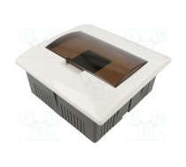 Enclosure: for modular components; IP30; plaster embedded; white | JX-S-7/PT-WH  | S-7/PT WHITE