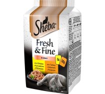 SHEBA Fresh&Fine Chicken, Turkey - wet cat food - 6 x 50 g | DLZSHBKAR0032  | 4770608255763 | DLZSHBKAR0032