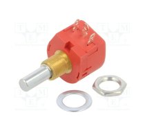 Potentiometer: shaft; single turn; 25kΩ; 1W; ±10%; 6.35mm | 1676979-8  | 1676979-8